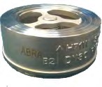 Обратный клапан нержавеющий из стали AISI316 (CF8M) межфланцевый тарельчатый пружинный DN(Ду)15-300 PN(Ру)16/25
